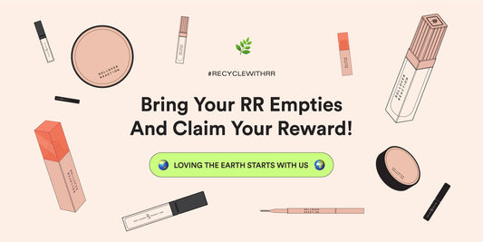 rollover reaction, rollover, recycle, recycling program, sustainable, sustainability, makeup waste, fuss free beauty