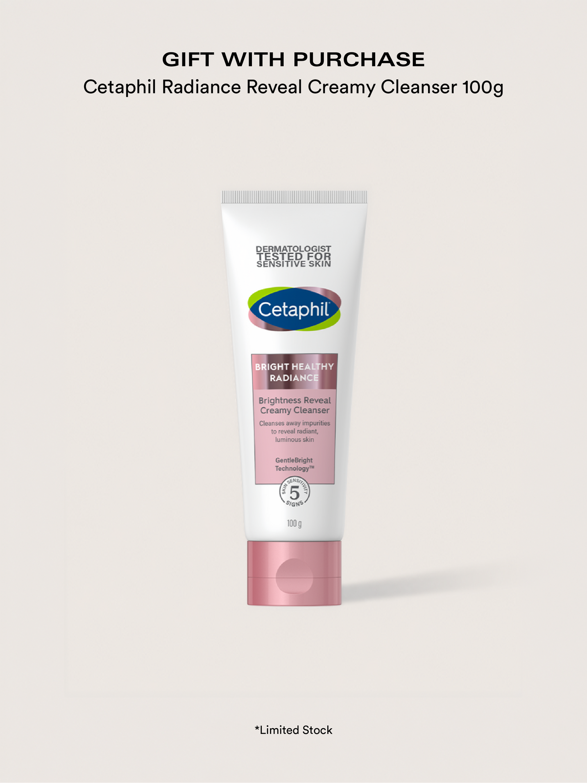 GIFT WITH PURCHASE - CETAPHIL RADIANCE REVEAL CREAMY CLEANSER 100G