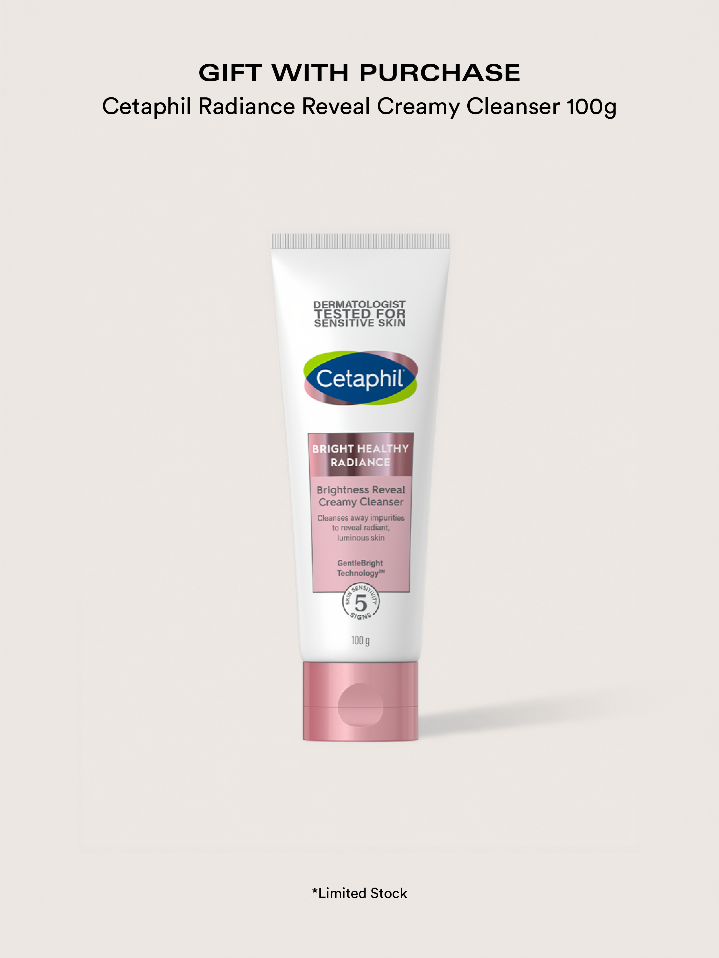 GIFT WITH PURCHASE - CETAPHIL RADIANCE REVEAL CREAMY CLEANSER 100G
